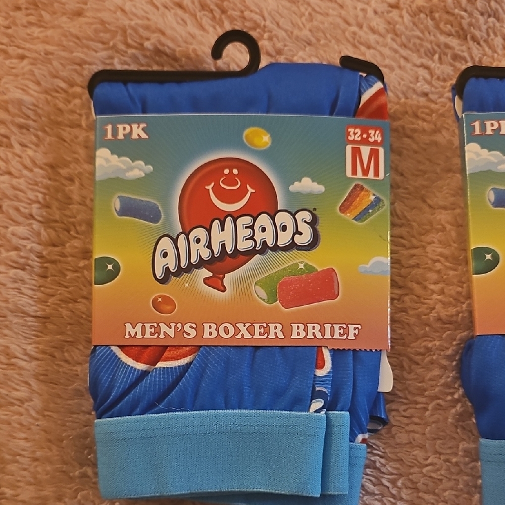 Men's AIRHEADS Blue Boxer Brief M, L, XL